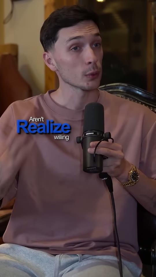 Podcast clip with animated captions